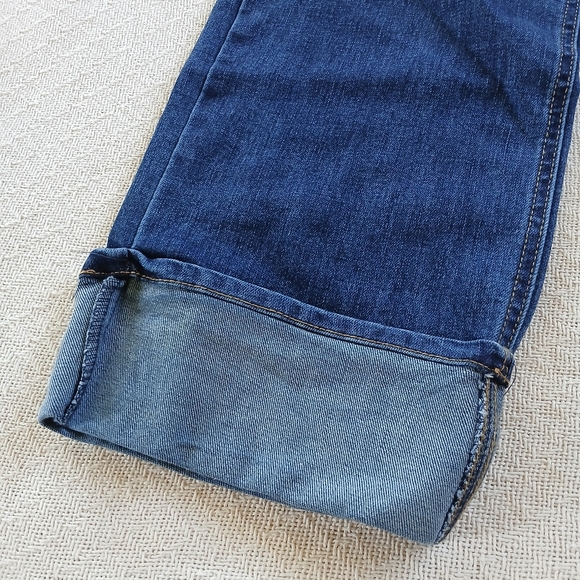 Oat New York Women's Straight Leg Jeans - Dark Blue - Picture 3 of 9